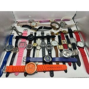Mixed Brands Womens Watches Lot Of 25 For Parts Or Repair A5